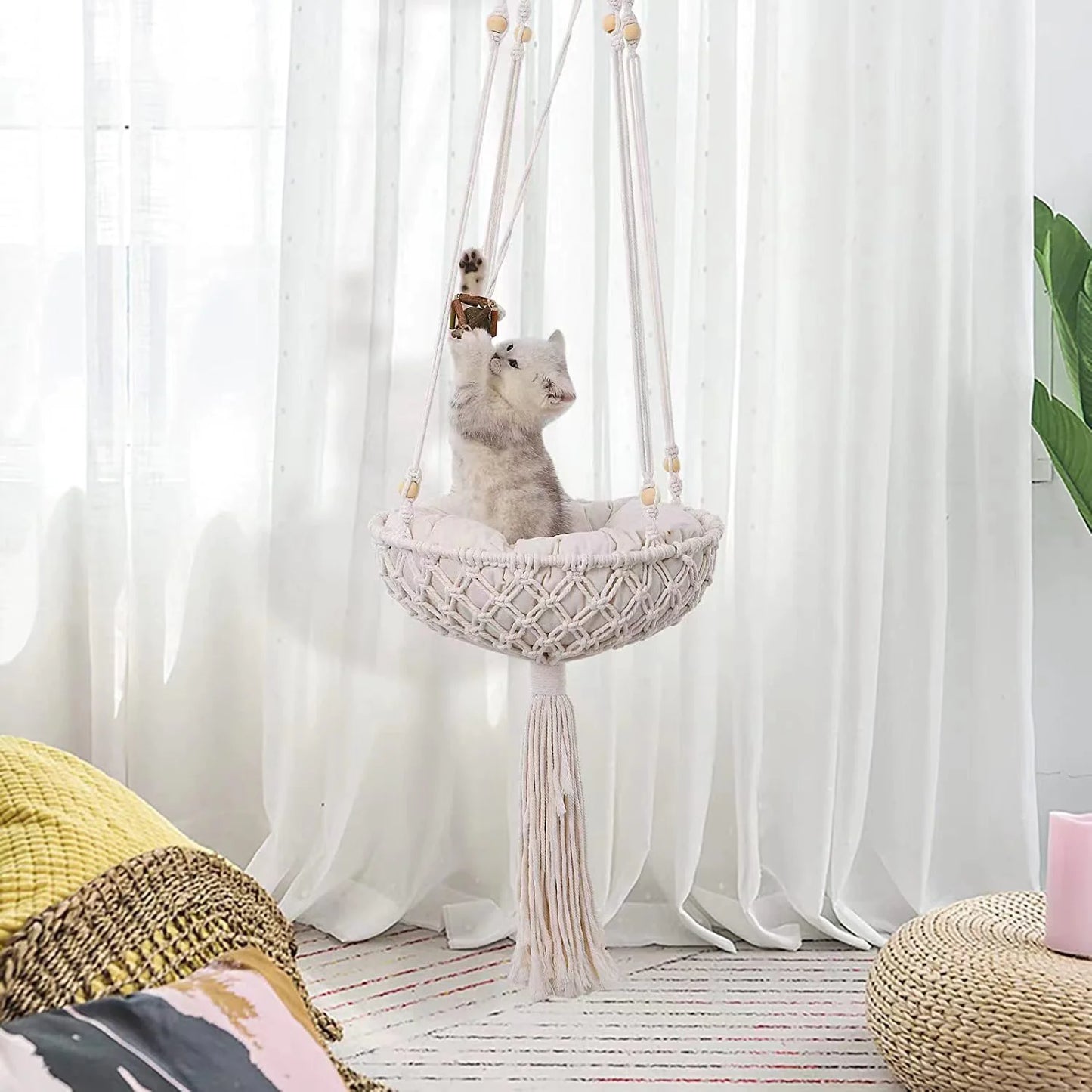 Cat Hammock Swing Nest – Hanging Basket Bed