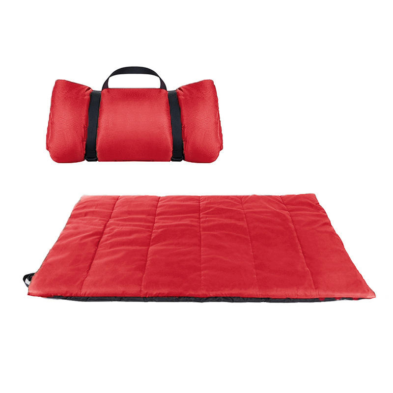 The Artemis Travel Bed colour options: green, grey, red and blue