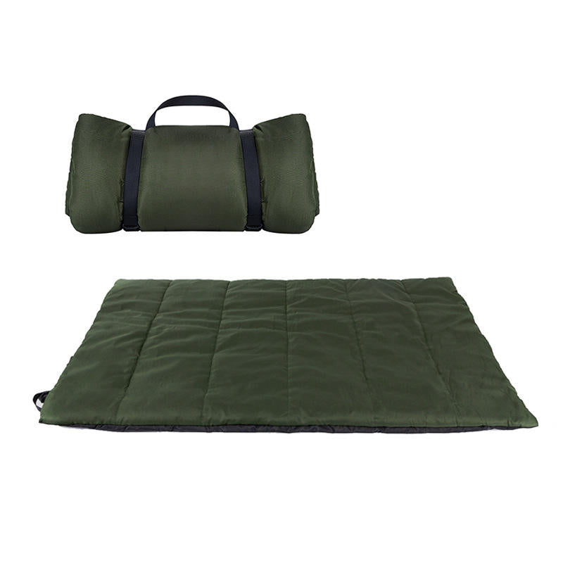 The Artemis Travel Bed folded for storage