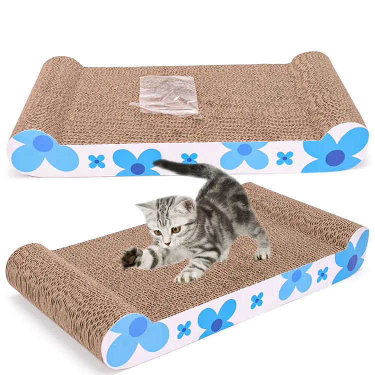 Large Cat Scratching Board with Catnip Toy